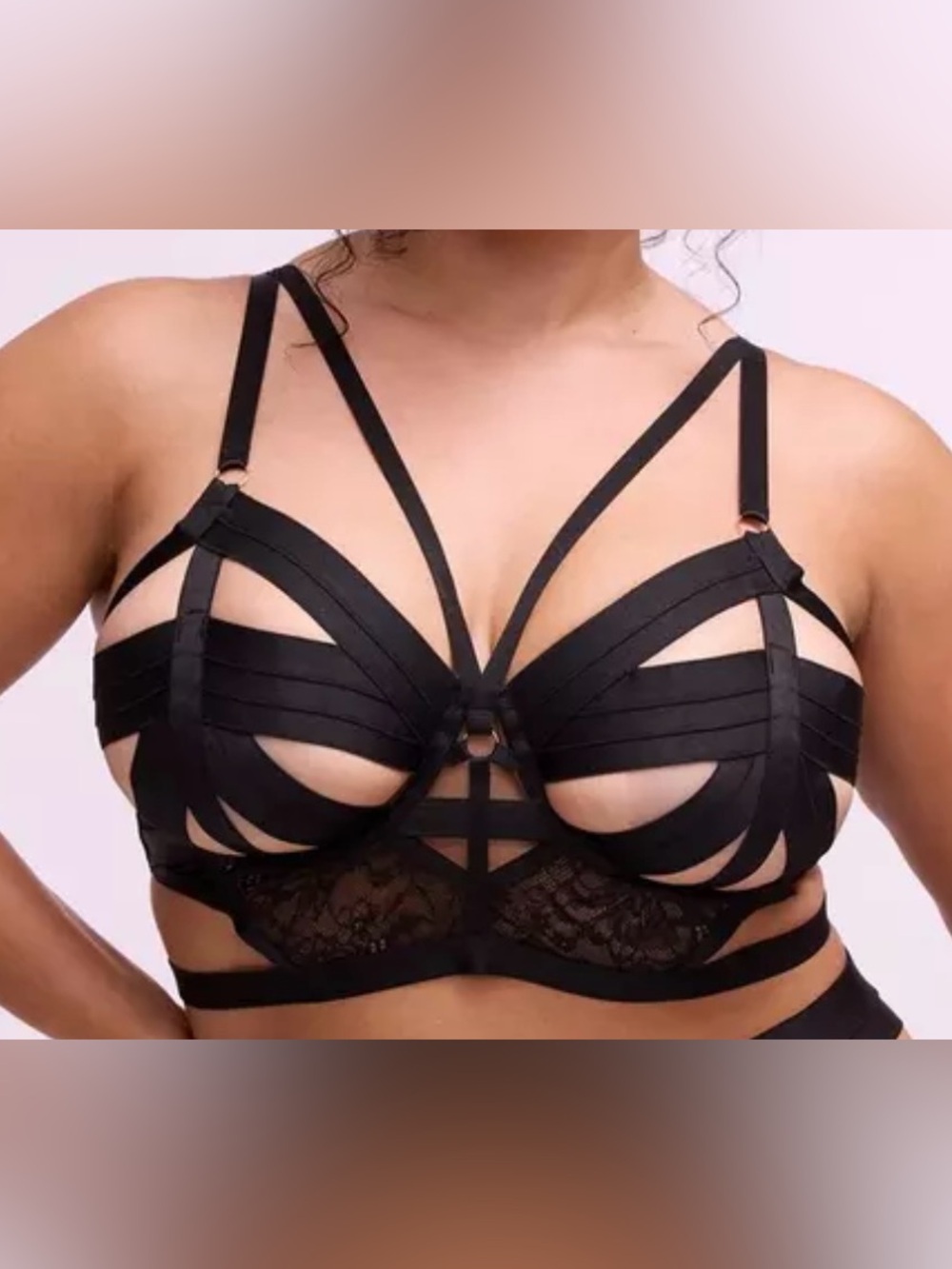 Torrid Strappy Vixen Elastic Underwire Bra